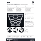 LED Modular Hexagonal de Teto 4