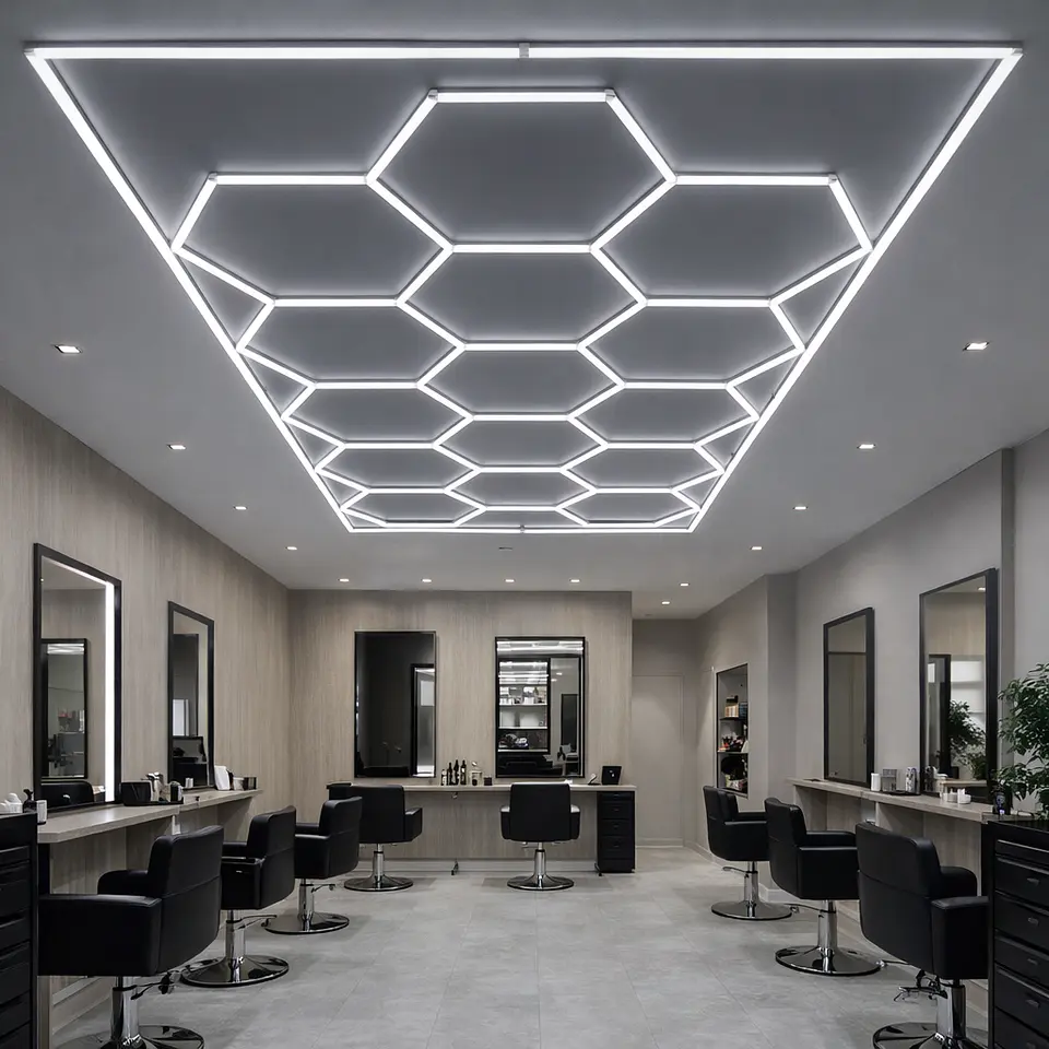 LED Modular Hexagonal de Teto 5