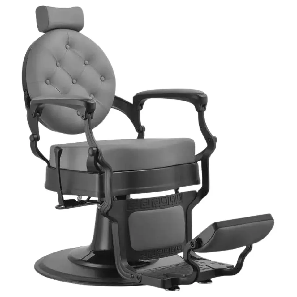 Cadeira de Barbeiro modelo BUZZ BLACK-GREY 1