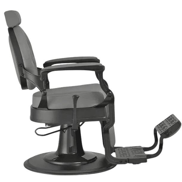 Cadeira de Barbeiro modelo BUZZ BLACK-GREY 4