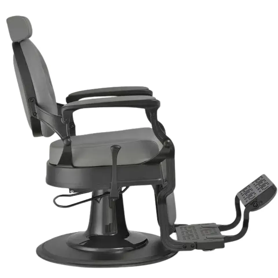 Cadeira de Barbeiro modelo BUZZ BLACK-GREY 4