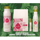 Biomed kit antiqueda Shampoo + ampolas 12x6ml + Sérum para cabelos finos e sem volume 2