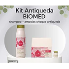 Biomed kit antiqueda shampoo + ampolas de choque antiqueda 7x6ml 2