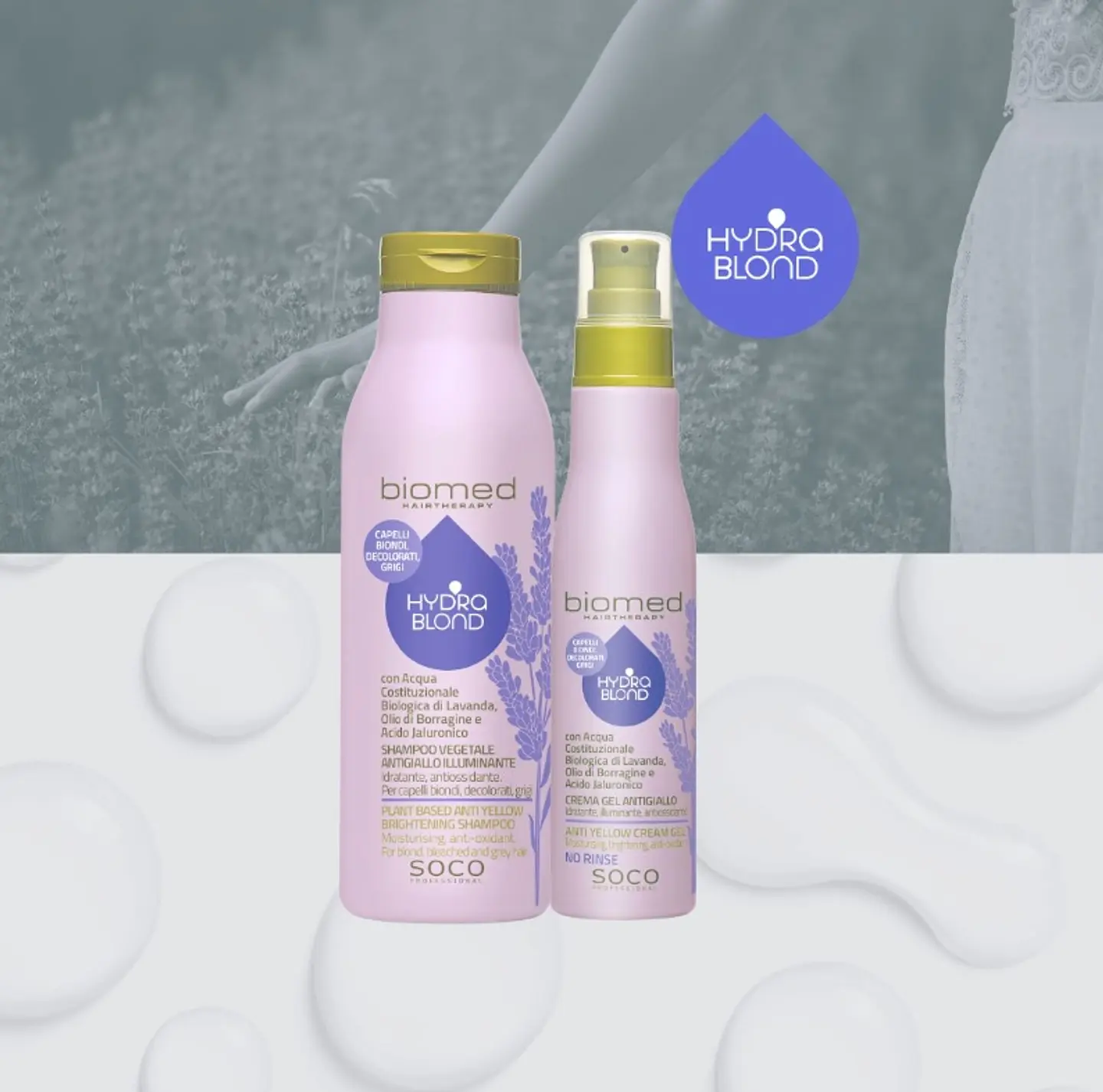 Biomed Kit Hydrablond Anti-amarelecimento 2pc 2