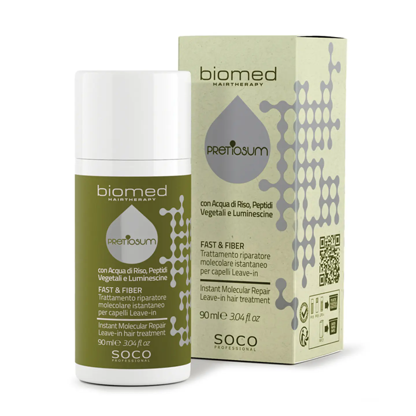 Biomed Fast & Fiber Tratamento Reparador Molecular Instantâneo 90ml 1