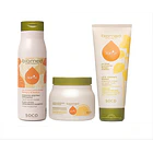 Biomed Softly Kit para nutrir em profundidade cabelos secos e sensibilizados 3un 1