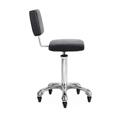 Banco de Estética quadrado GORDON com encosto e elevação a gás  