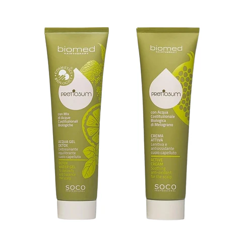 Biomed Conjunto Hair Detox Couro Cabeludo Oleoso 2un