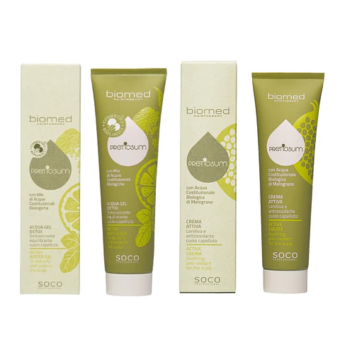 Biomed Conjunto Hair Detox Couro Cabeludo Oleoso 2un
