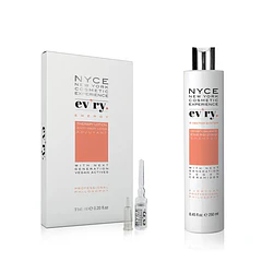 NYCE - Kit Loção de tratamento energizante bio orgânico antiqueda 11x6ml + Shampoo antiqueda