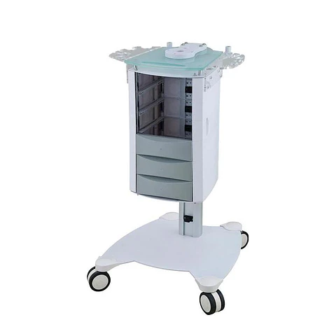 Carrinho Profissional B‑System Trolley B | Gavetas, Rodas e Vidro Temperado
