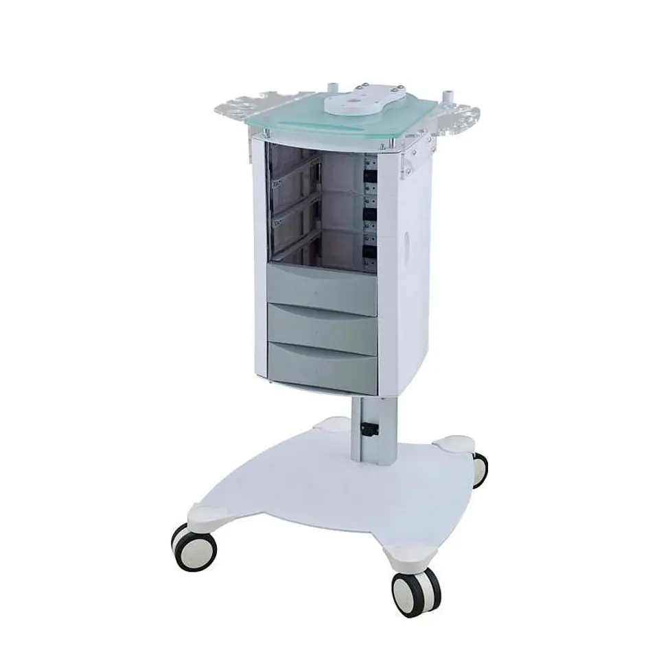 Carrinho Profissional B‑System Trolley B | Gavetas, Rodas e Vidro Temperado 1