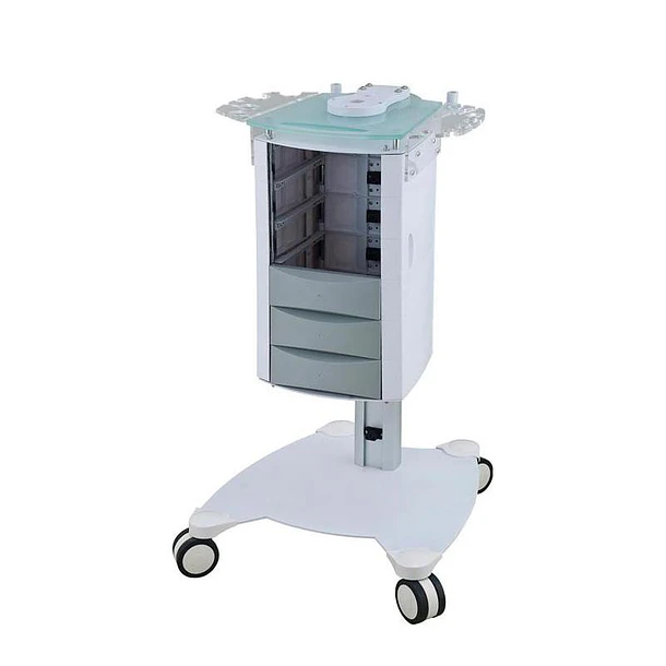 Carrinho Profissional B‑System Trolley A | Gavetas, Rodas e Vidro Temperado 1