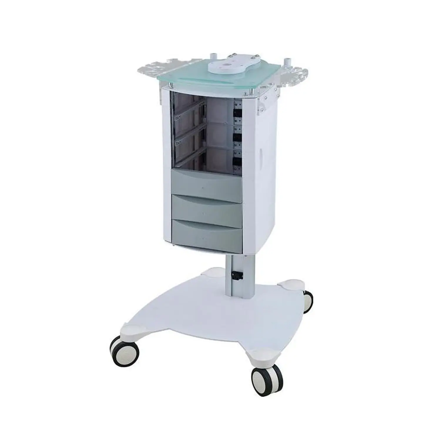 Carrinho Profissional B‑System Trolley A | Gavetas, Rodas e Vidro Temperado 1