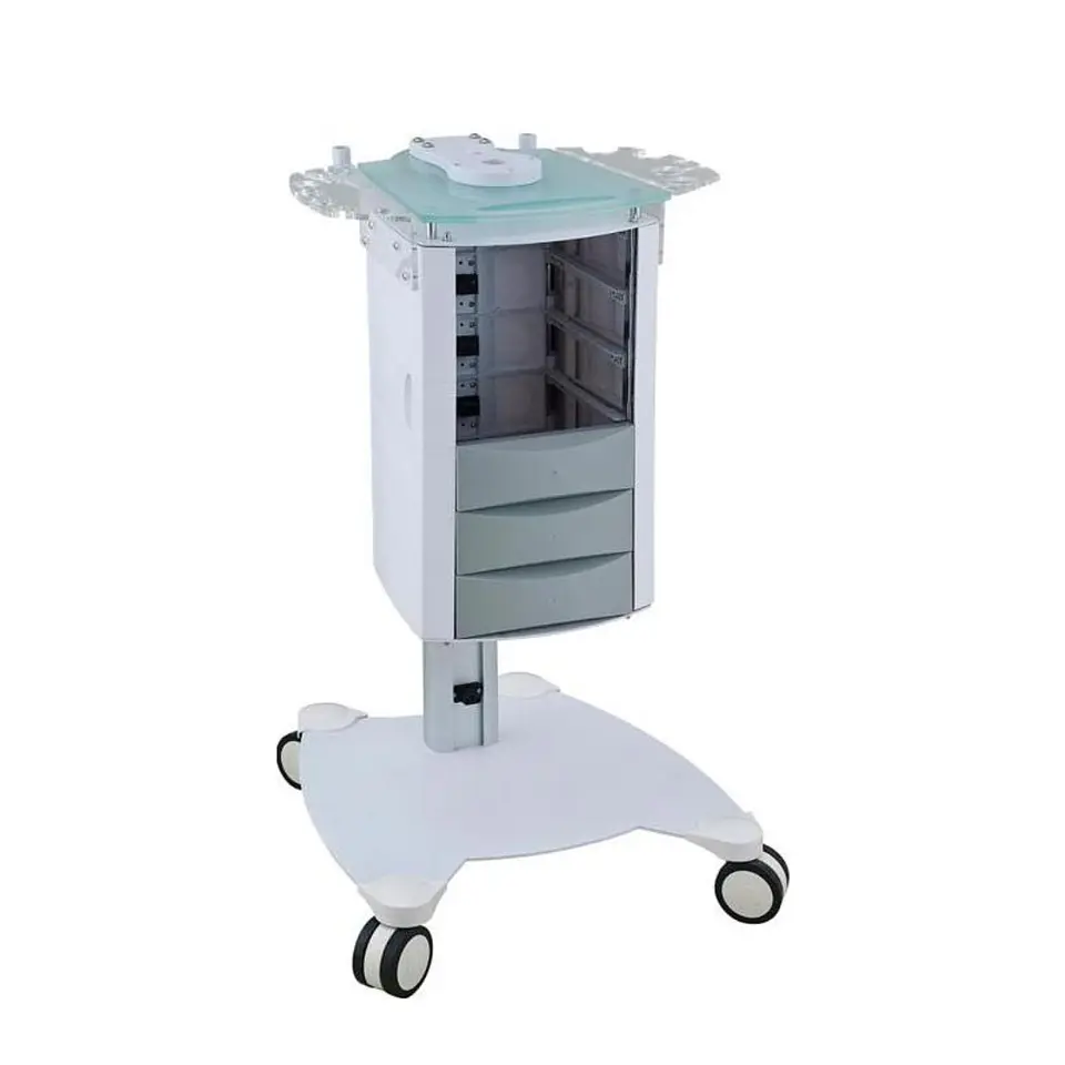 Carrinho Profissional B‑System Trolley A | Gavetas, Rodas e Vidro Temperado 2