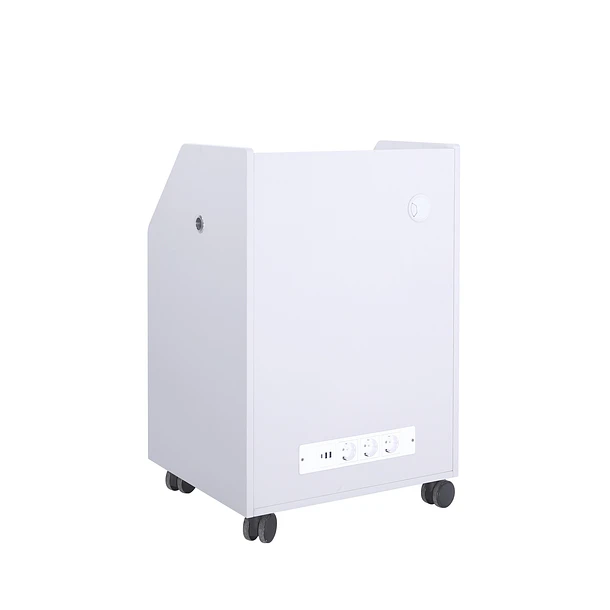 Carrinho de Estética Tash em Madeira Contraplacada com Gaveta UV 2