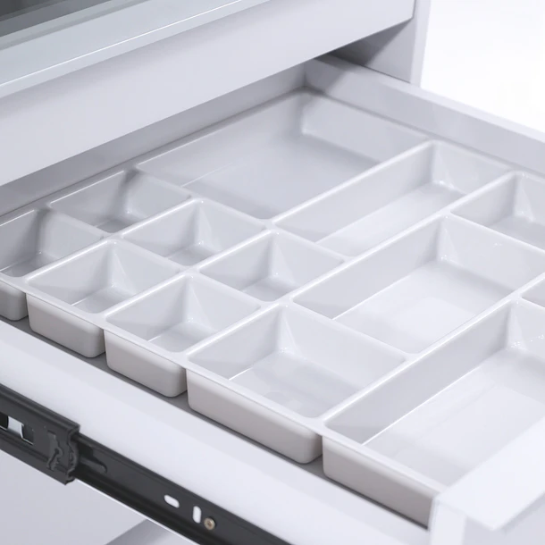 Carrinho de Estética Tash em Madeira Contraplacada com Gaveta UV 4