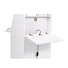 Carrinho Branco com 3 Gavetas e UV Weelko WKT001 | Mobiliário Profissional 3