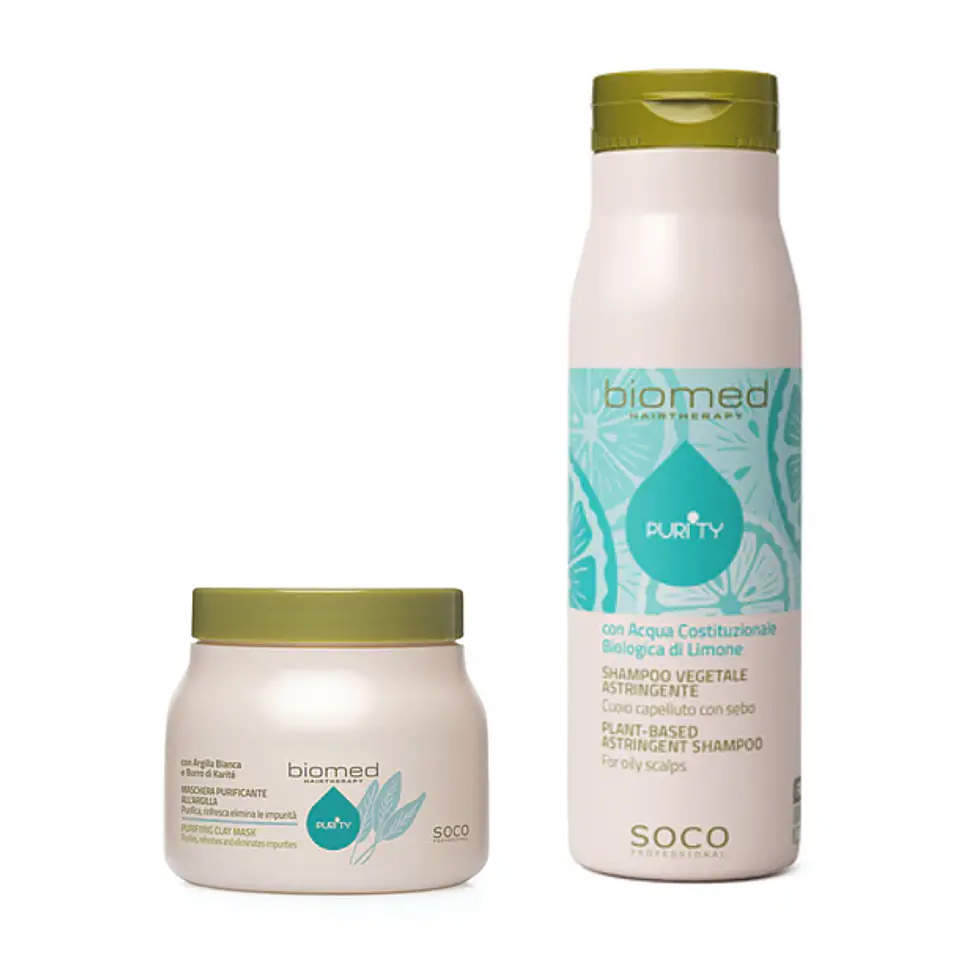 Biomed Purity - Kit Cabelos Oleosos (Shampoo + Máscara)  1