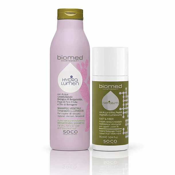 Biomed Kit Reparação & Hidratação - HydraLumen + Fast & Fiber  1