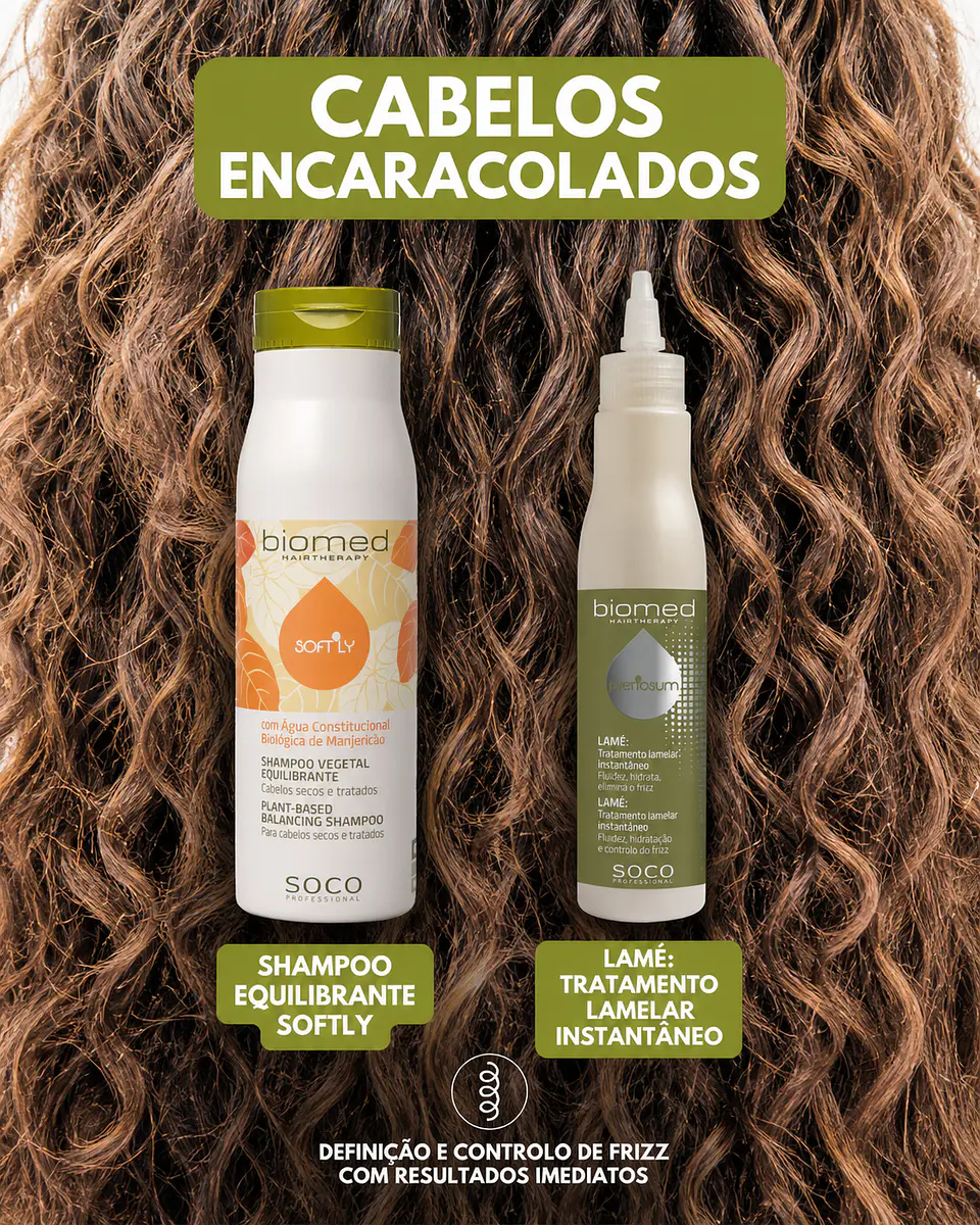 Biomed Kit Nutrição & Brilho - Softly + Lamé 2