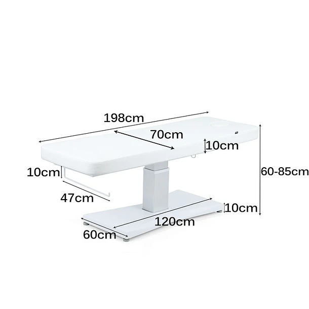 Marquesa de Massagem Elétrica de 1 Motor HERN+ Weelko 12
