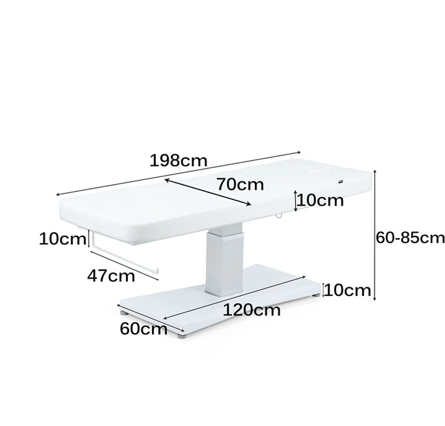 Marquesa de Massagem Elétrica de 1 Motor HERN+ Weelko 12