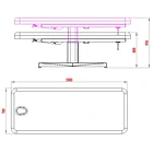 Marquesa de Massagem Elétrica de 1 Motor HERN+ Weelko 14