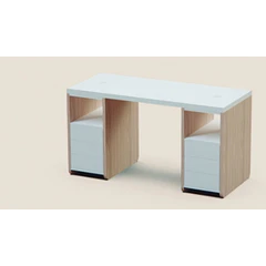 Mesa de Manicure Modular CARINA 2 Gavetas | Mirplay