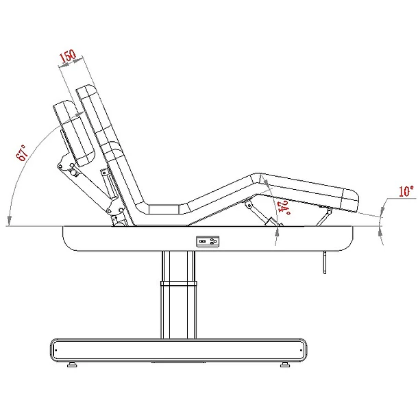 Marquesa Elétrica de Massagem Nush+ Weelko 17