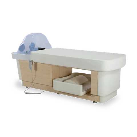 AETHER BED - Marquesa Head Spa com Bacia Cerâmica e Cúpula de Vapor