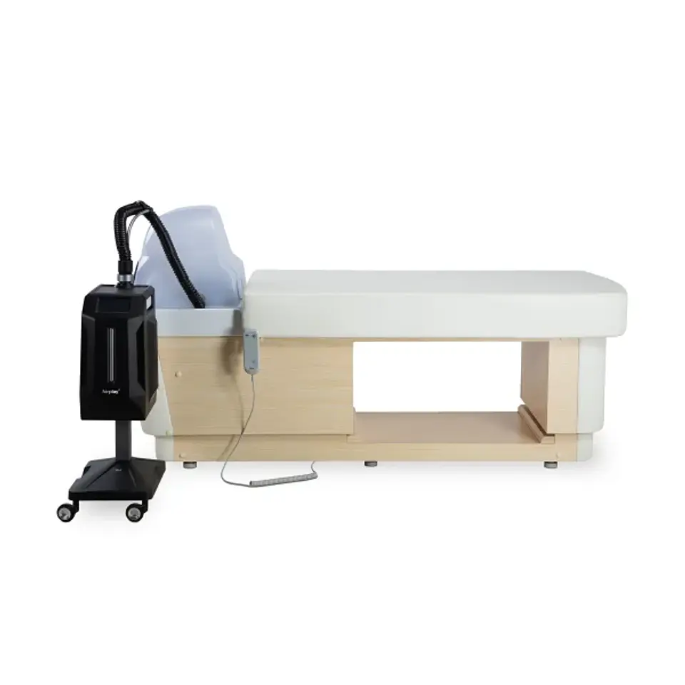 AETHER BED - Marquesa Head Spa com Bacia Cerâmica e Cúpula de Vapor 8