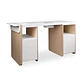 Mesa de Manicure Modular CARINA 2 Gavetas | Mirplay - Thumbnail 1