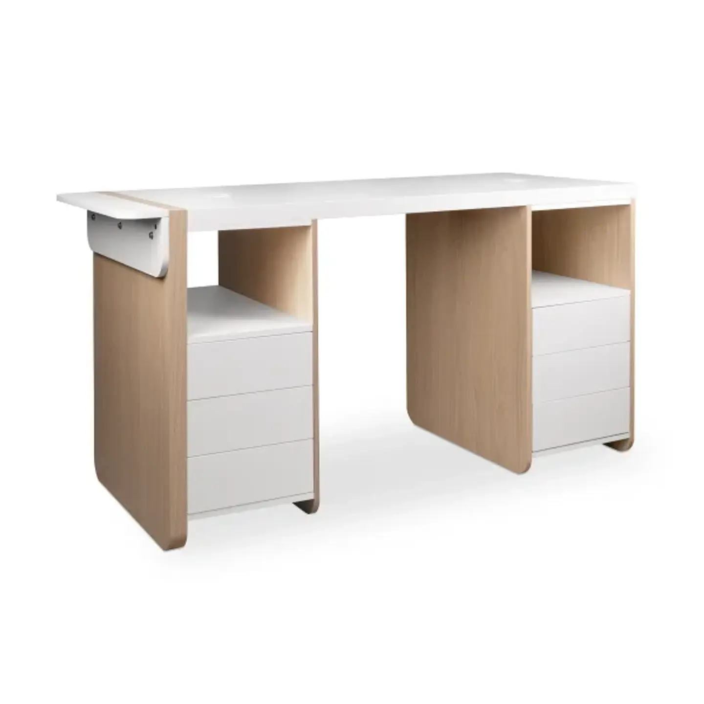 Mesa de Manicure Modular CARINA 2 Gavetas | Mirplay 5