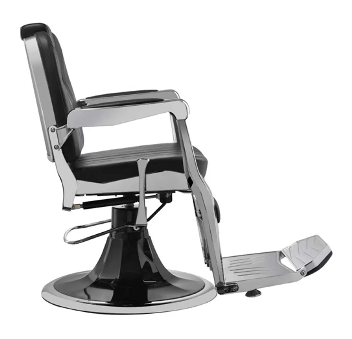 Cadeira de Barbeiro RIFF SILVER-BLACK  2