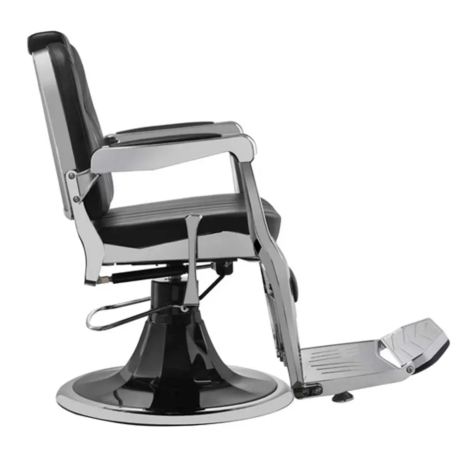 Cadeira de Barbeiro RIFF SILVER-BLACK  2