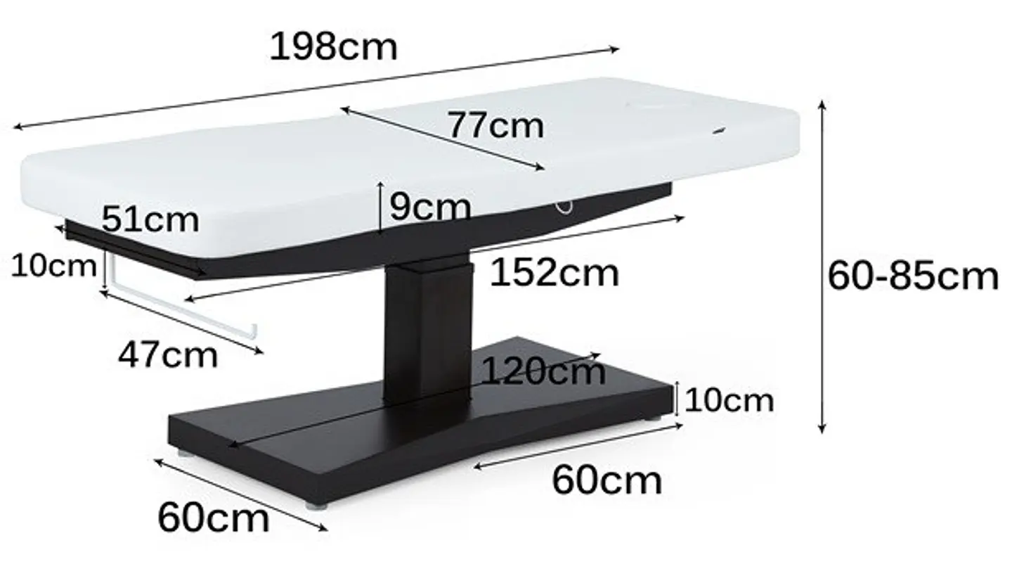 Marquesa Elétrica de Massagem ULNA + Com 3 Motores - Weelko 12