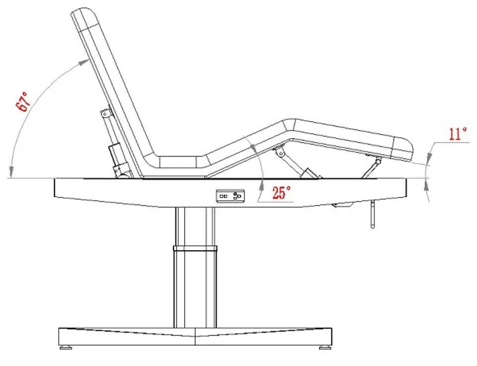 Marquesa Elétrica de Massagem ULNA + Com 3 Motores - Weelko 13