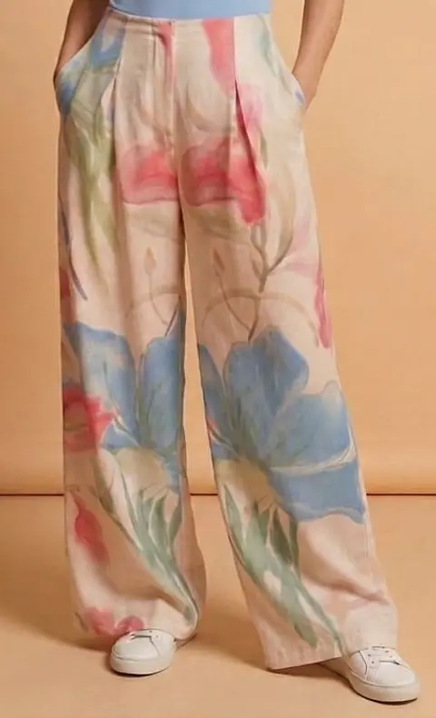 Pantalón Palazzo Floral