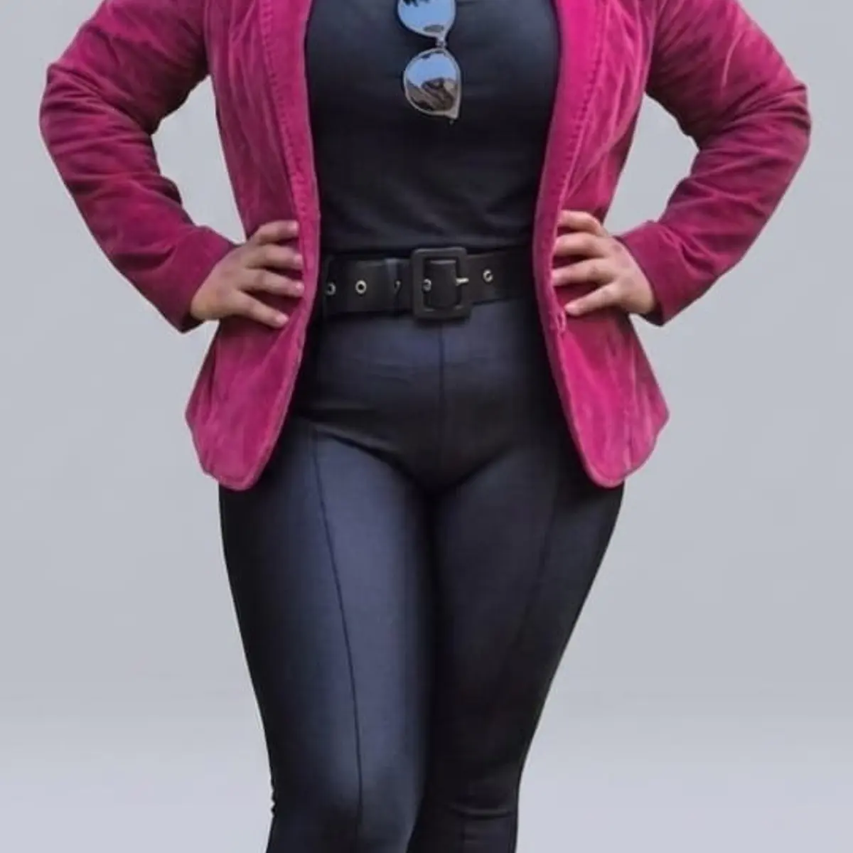 Pantalón Prada con cinturón