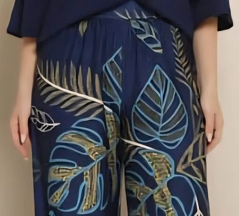 Pantalón palazzo Estampas