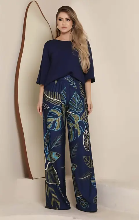 Pantalón palazzo Estampas