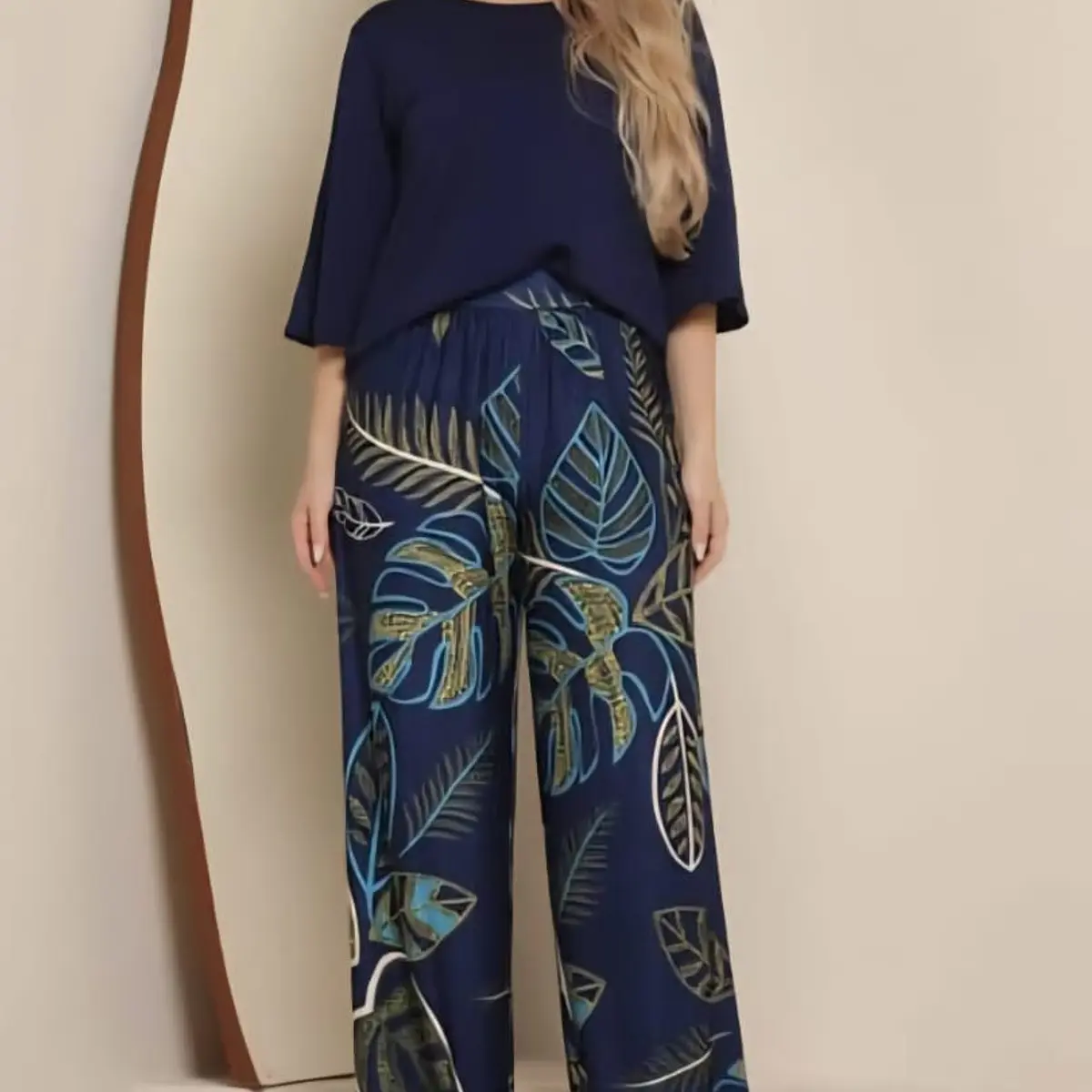 Pantalón palazzo Estampas