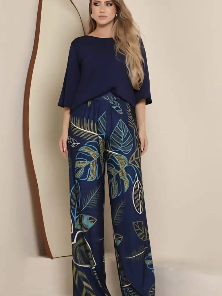 Pantalón palazzo Estampas
