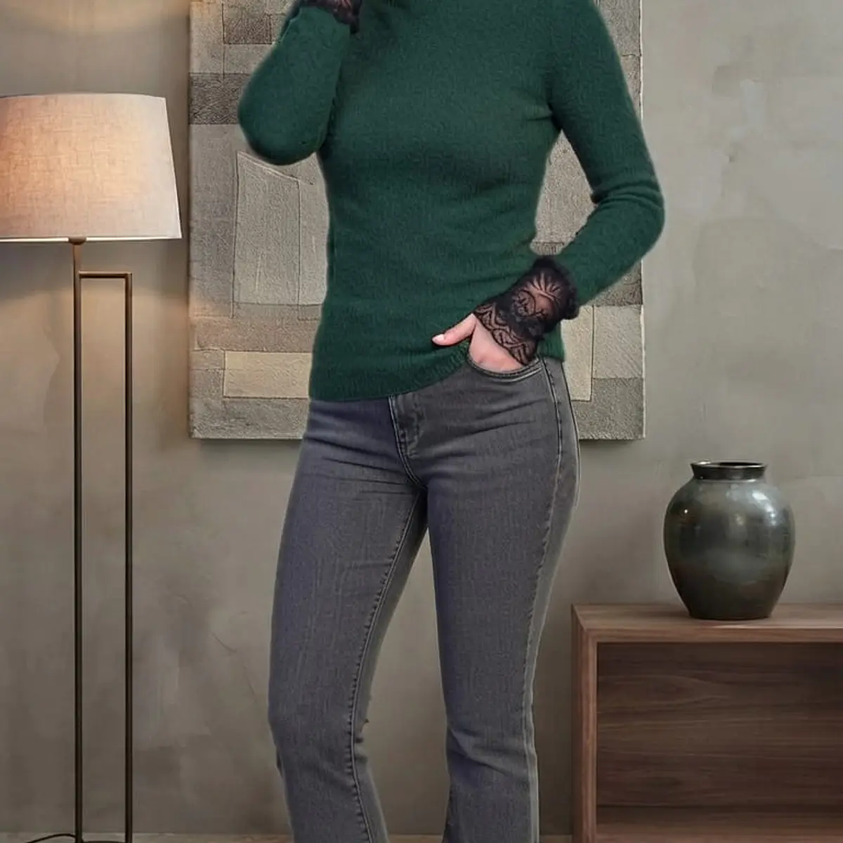 Jeans Flare Control Abdomen
