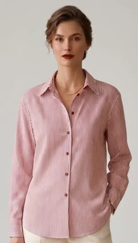 Blusa camisera listada