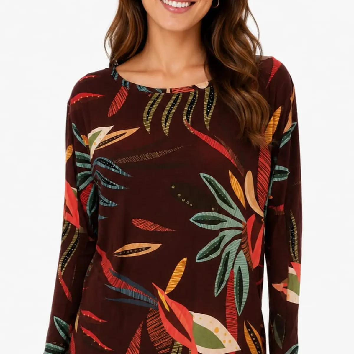 Blusa estampada Salvador