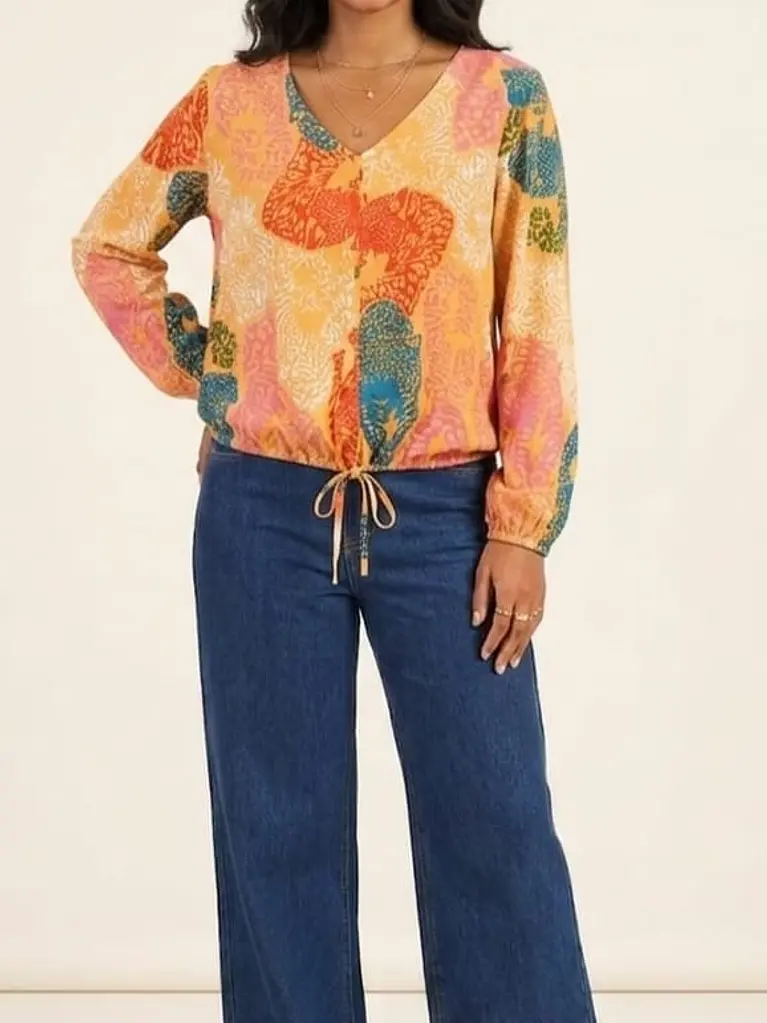 Blusa estampada Recife