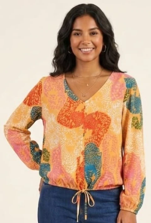 Blusa estampada Recife