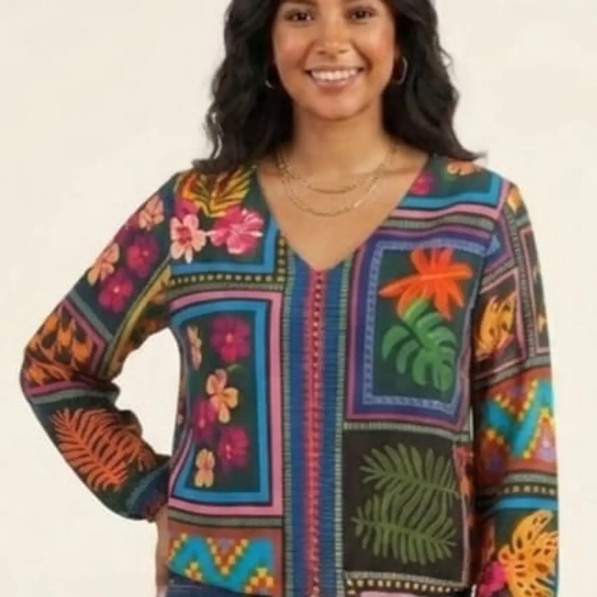 Blusa estampada Recife